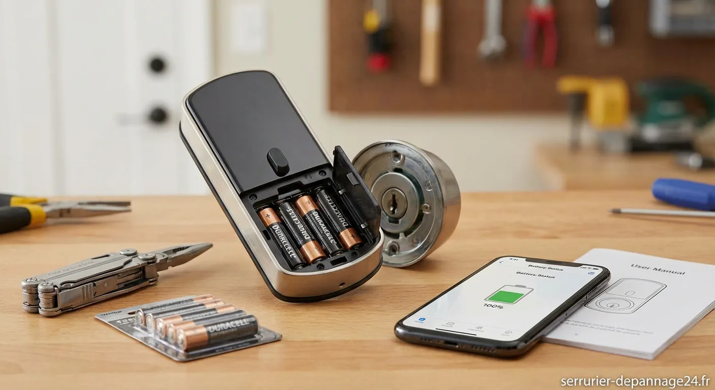 Serrure connectée : tout savoir sur l'autonomie des piles