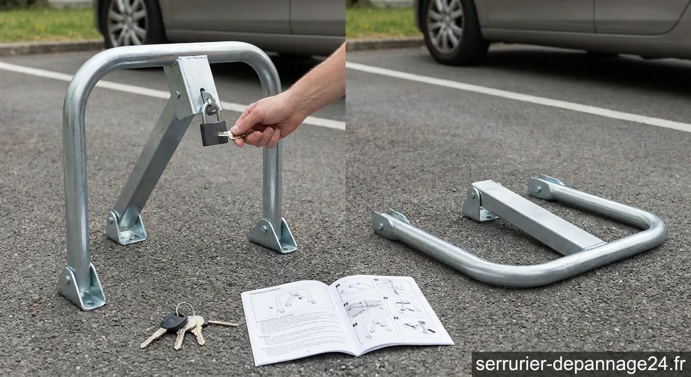 Barrière de parking rabattable à clé : guide complet