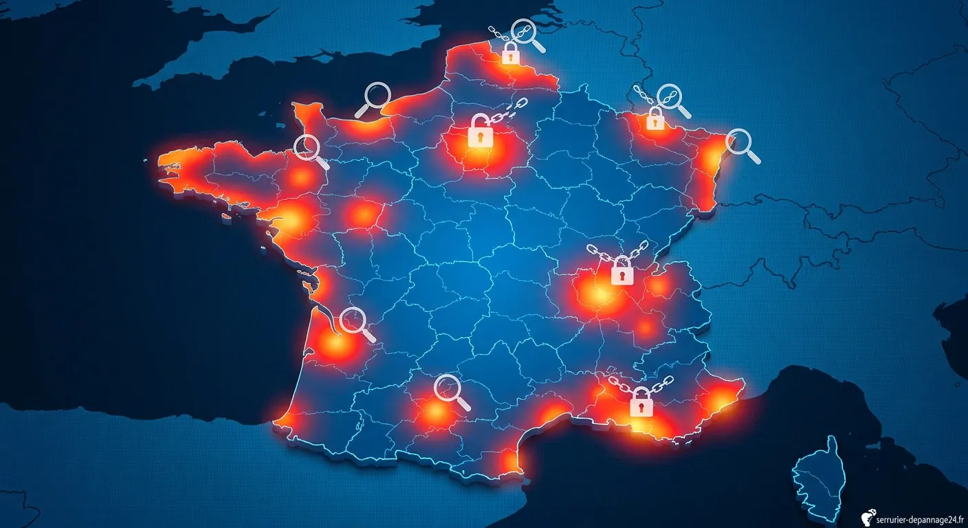Cambriolages en France : Découvrez les Zones les Plus Touchées