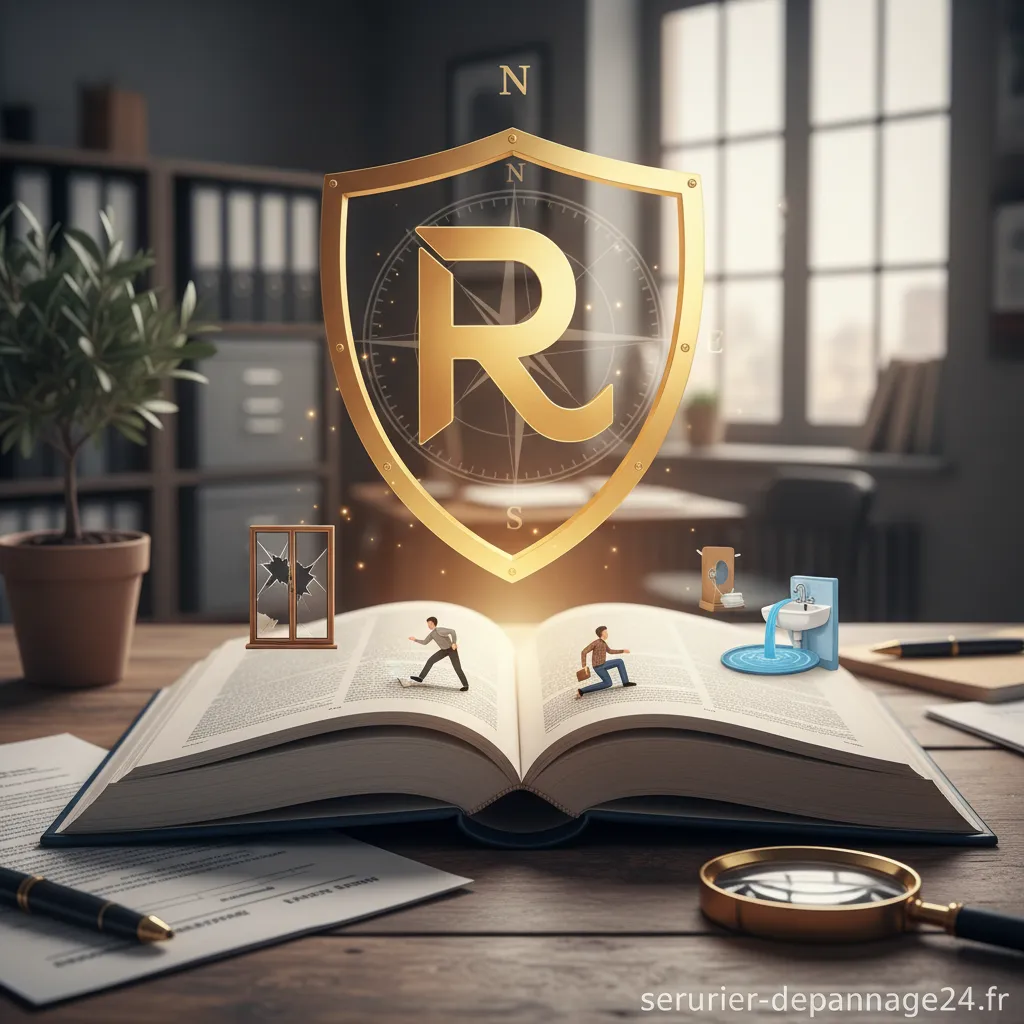 Illustration du concept de couverture responsabilité civile protégeant un individu.