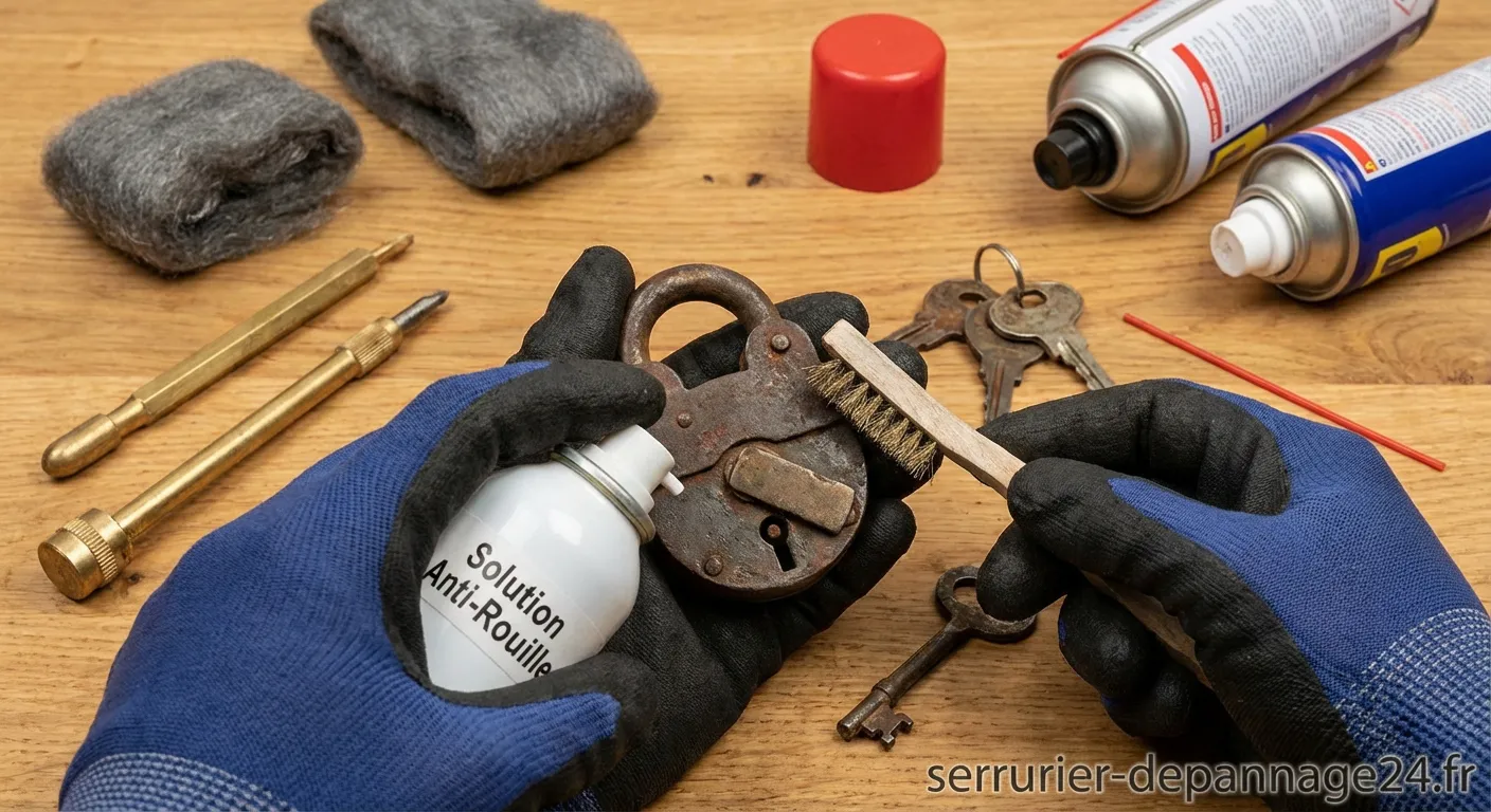 Enlever la rouille : Solutions efficaces pour vos serrures