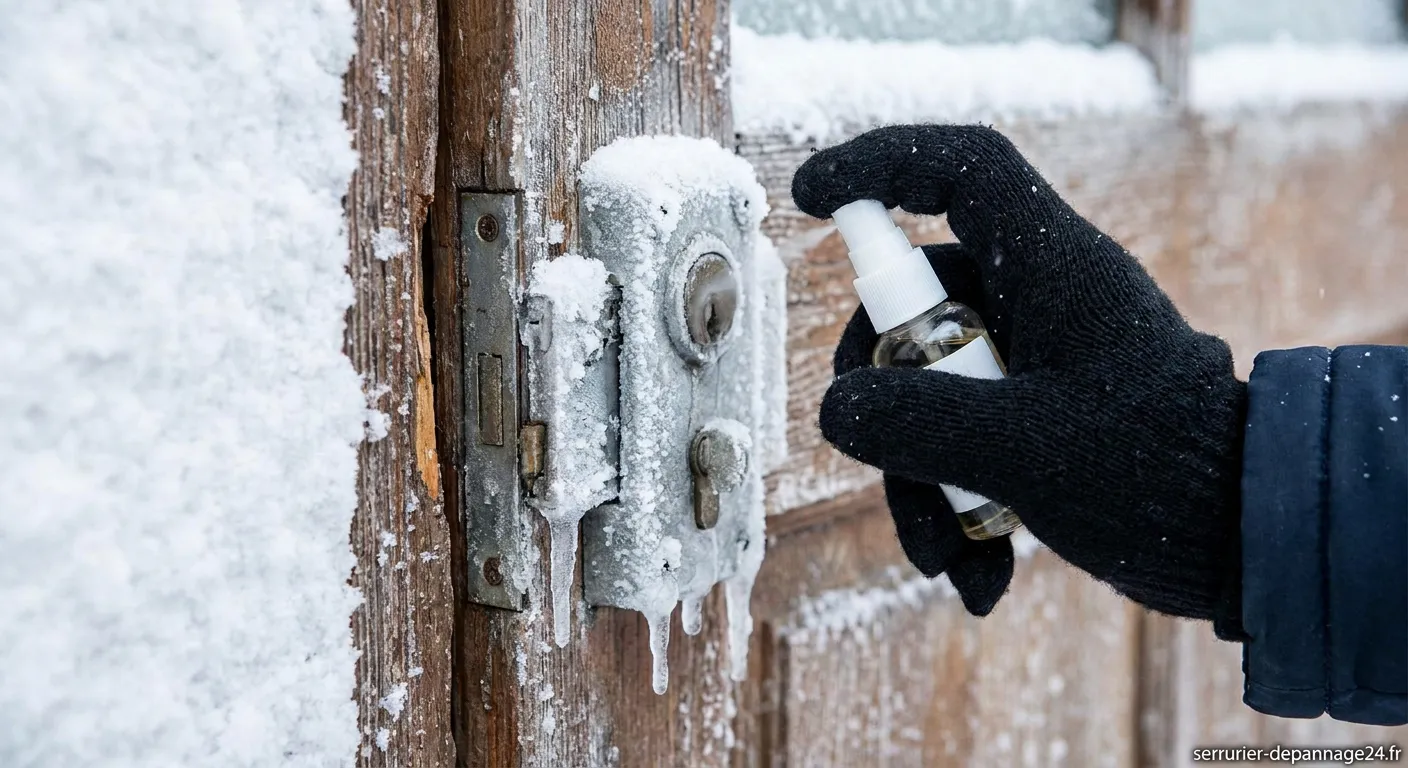 Gel et serrures : solutions contre le blocage hivernal