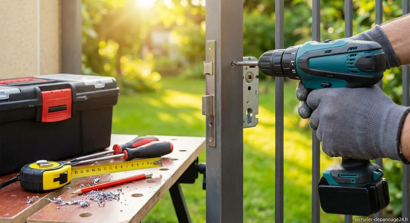 Serrure de grille encastrable : guide complet d'installation