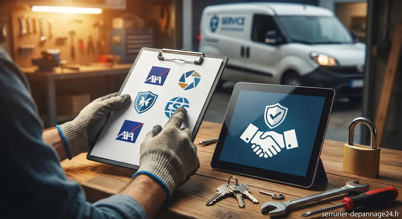Serrurier agréé : liste des assurances partenaires